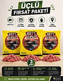 3 Adet RAT'S Death Fare Pastası (8x12,5gr)