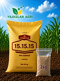 Gübretaş 15.15.15 Kompoze Taban Gübresi - 2 Kg Açık Ambalaj