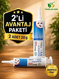 2 Adet Bayer Maxforce Platin Hamam Böceği Jeli 20 Gr