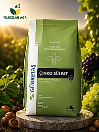 Gübretaş Çinko Sülfat %22  - 25 kg (Yaprak ve Damlama Gübresi)