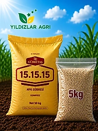 Gübretaş 15.15.15 Kompoze Taban Gübresi - 5 Kg Açık Ambalaj