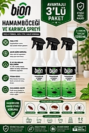 3 Adet Bion Hamam Böceği Ve Karınca Spreyi 450 ML