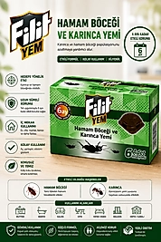 Filit Hamam Böceği ve Karınca Yemi Tableti (İstasyonlu 6'lı)