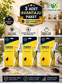 3 Adet Bayer Habitro Maxforce Hamam Böceği Jeli 5 gr