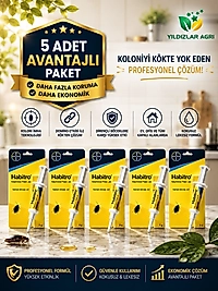 5 Adet Bayer Habitro Maxforce Hamam Böceği Jeli 5 gr