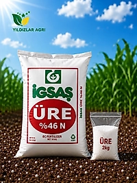 İgsaş %46 N Üre - 2 Kg Açık Ambalaj (Yüksek Azotlu Üst Gübre)