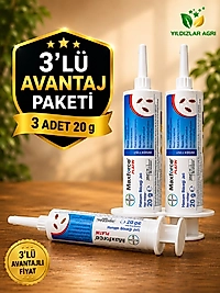3 Adet Bayer Maxforce Platin Hamam Böceği Jeli 20 Gr