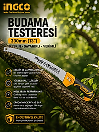 İngco Budama Testeresi (Ağaç ve Dal Kesme Testeresi)